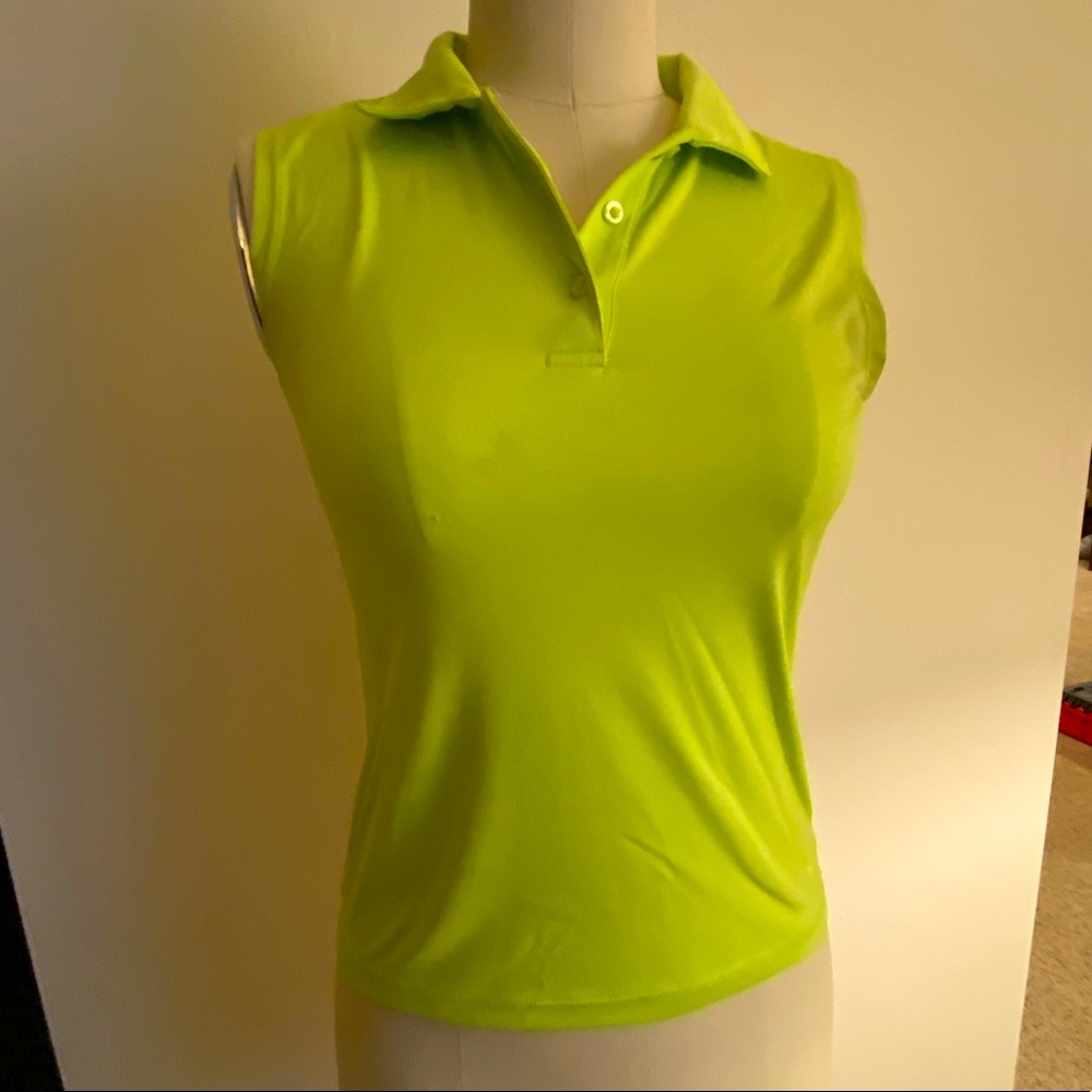 Lime Green Athletic Tank Top
